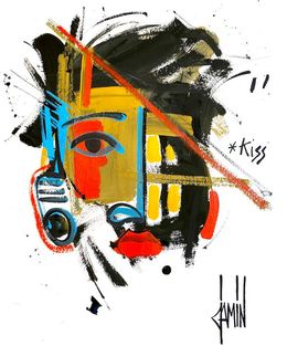 Peinture, Kiss, David Jamin