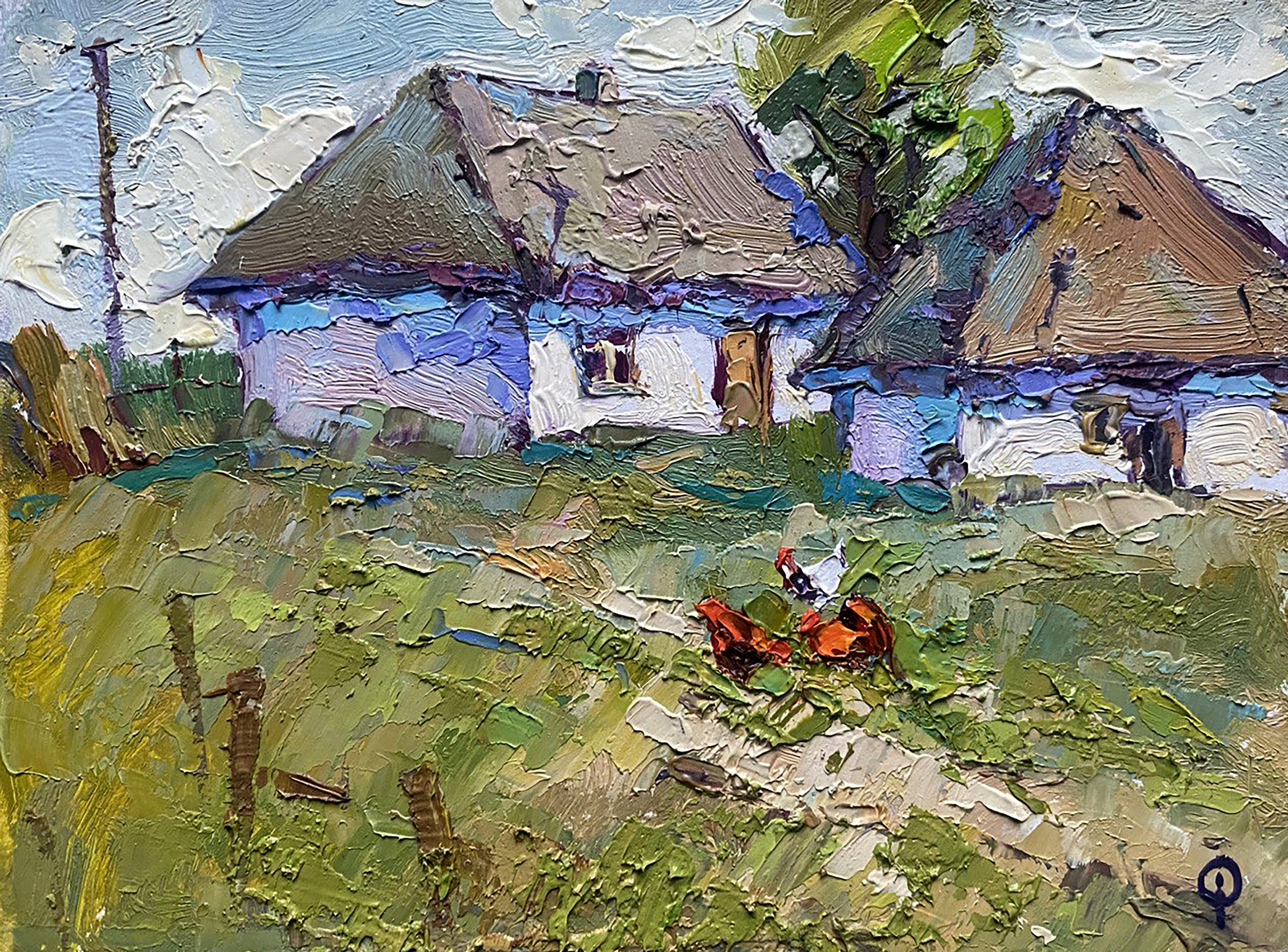 Oksana Ivanyuk, In the courtyard Oksana Ivanyuk, In the courtyard