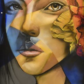 Gemälde, Regard 2, Evok