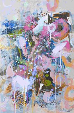 Painting, Roots of Resilience, Barbara Piller