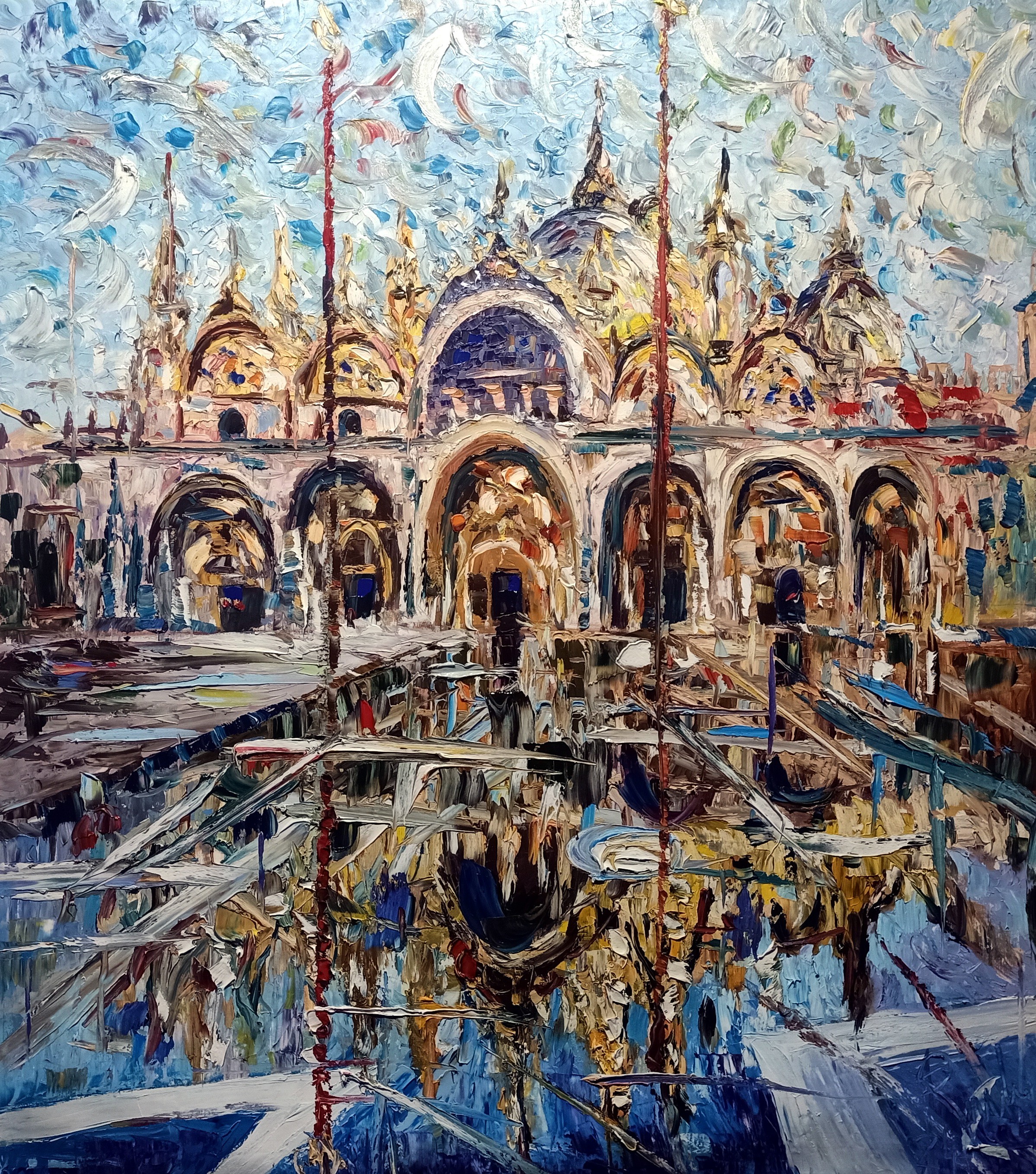 Antonino Puliafico, Riflessi dorati su San Marco Antonino Puliafico, Riflessi dorati su San Marco
