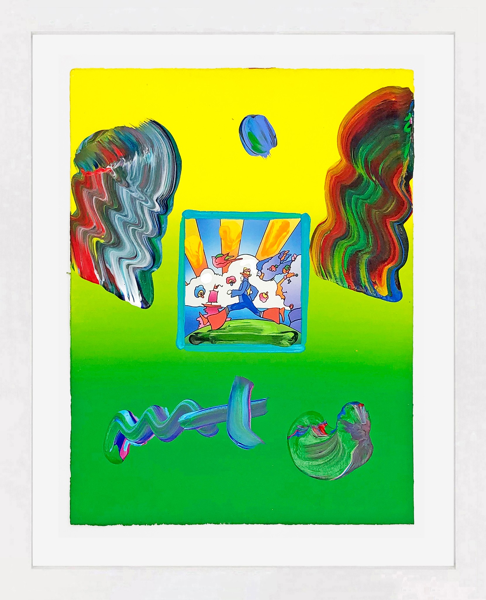 Peter Max, Cosmic Runner Peter Max, Cosmic Runner