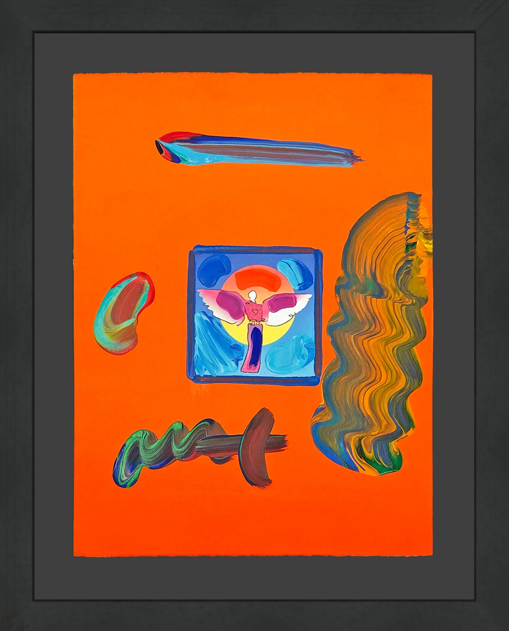 Peter Max, Angel with Heart Peter Max, Angel with Heart