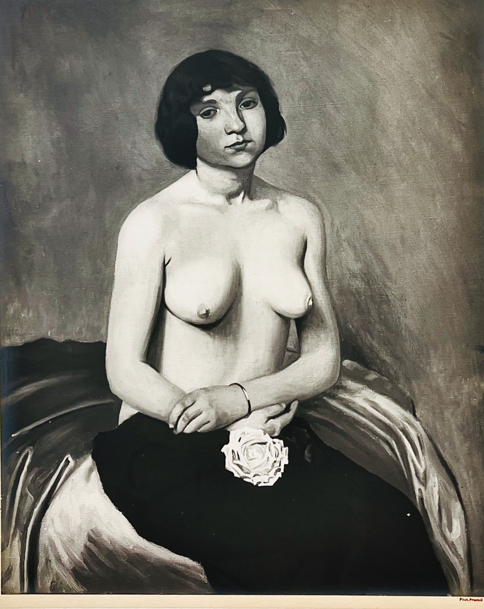 Eugène Druet, Félix Vallotton La femme à la rose Eugène Druet, Félix Vallotton La femme à la rose
