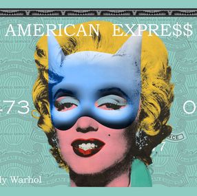 Peinture, Amex Masked Marilyn, N.Nathan