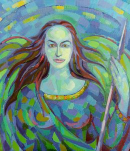 Painting, Portrait of a girl, Peter Tovpev