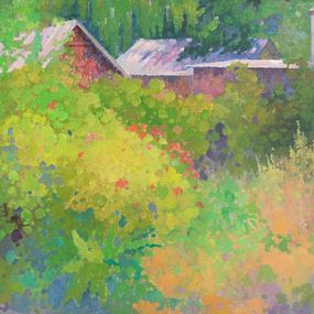 Gemälde, Summer garden, Peter Tovpev