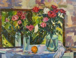 Painting, The table is set, Peter Tovpev
