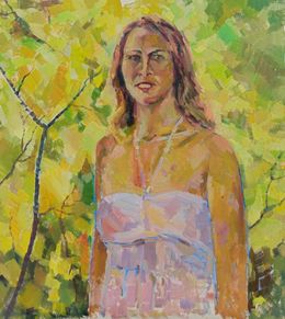 Painting, Portrait of a woman, Peter Tovpev