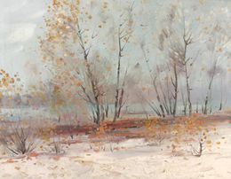Painting, Early winter, Peter Tovpev