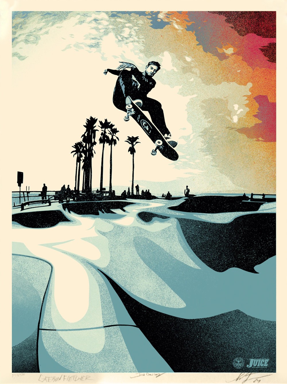 Shepard Fairey (Obey), Greyson Fletcher - The Harmony of Form and Style - signée des 3 artistes Shepard Fairey (Obey), Greyson Fletcher - The Harmony of Form and Style - signée des 3 artistes