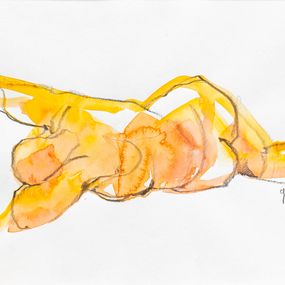 Gemälde, MV. 24-5 - Série Croquis Modèle Vivant, Gilles Le Tron