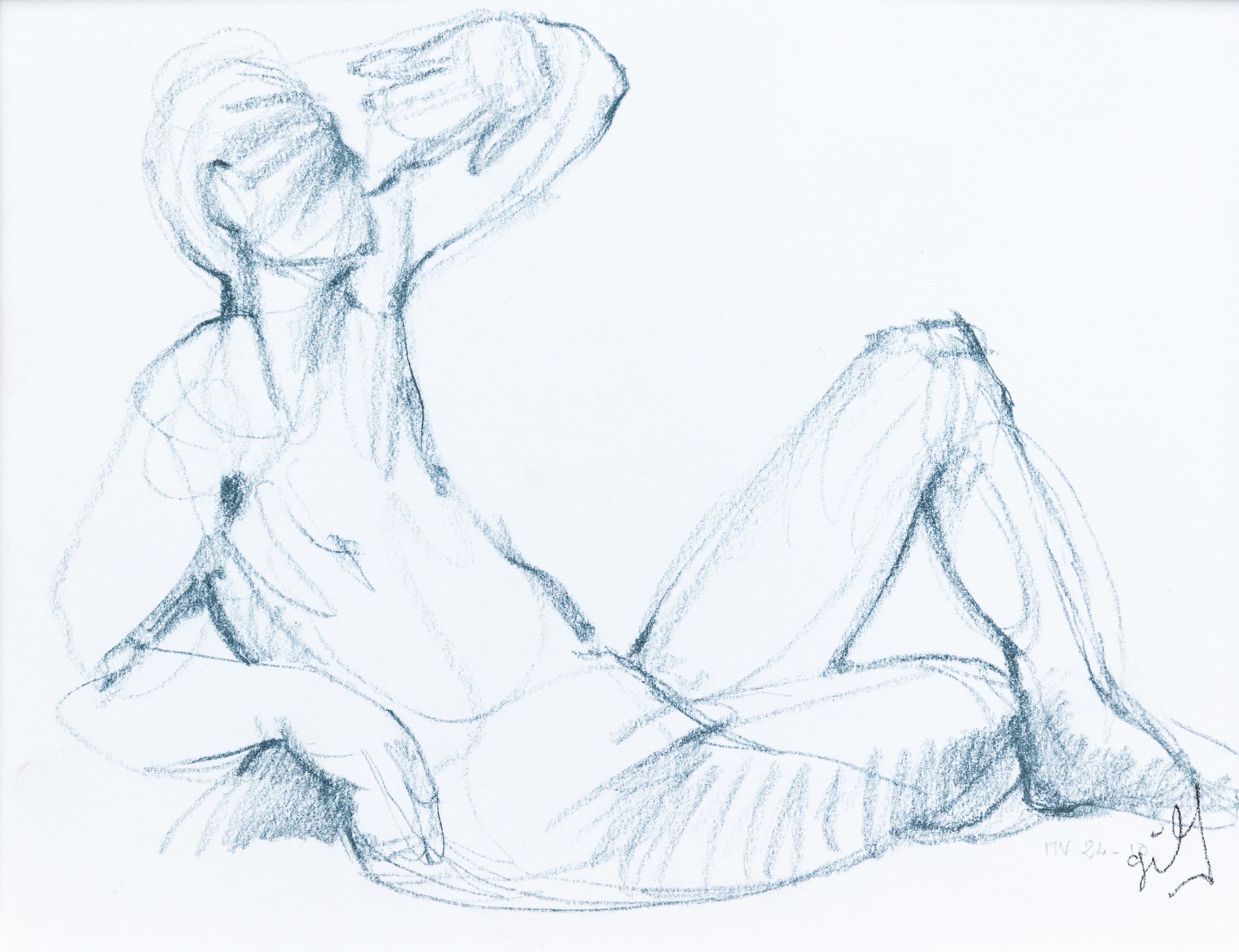 Gilles Le Tron, MV. 24-10 - Série Croquis Modèle Vivant Gilles Le Tron, MV. 24-10 - Série Croquis Modèle Vivant