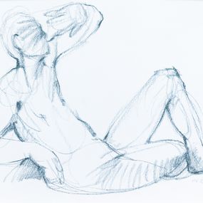 Zeichnungen, MV. 24-10 - Série Croquis Modèle Vivant, Gilles Le Tron