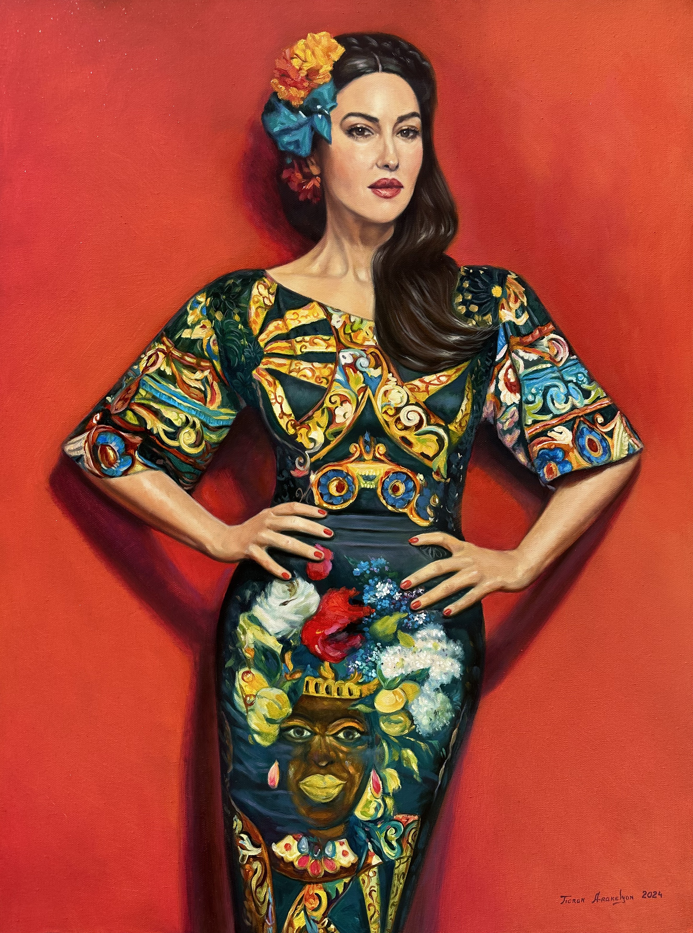 Tigran Araqelyan, Monica Bellucci Tigran Araqelyan, Monica Bellucci