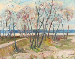 Painting, The last warm days, Peter Tovpev