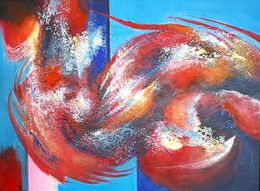 Peinture, Jeux de Carpes, Christiane Hess