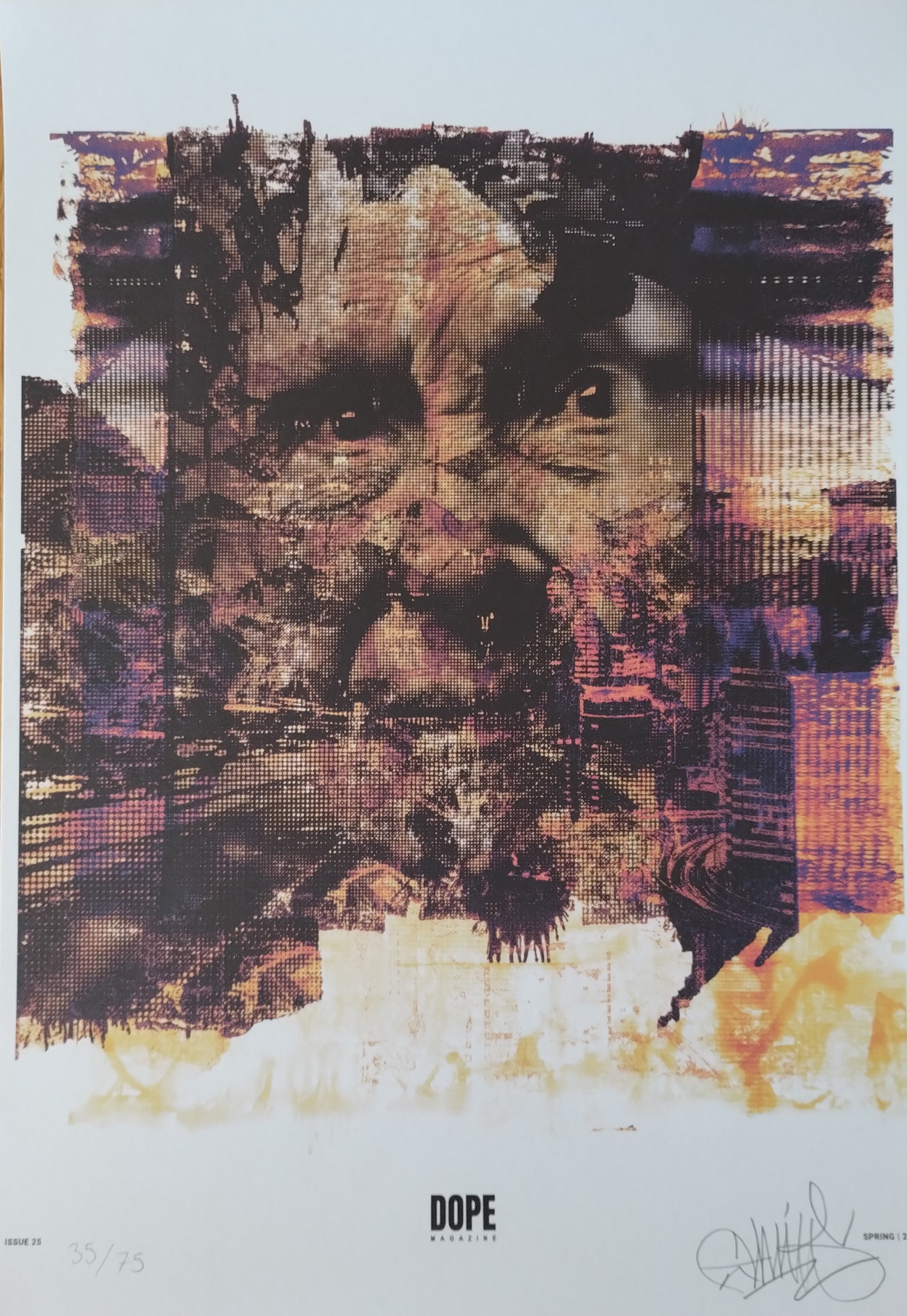 Vhils, Dope 25 Vhils, Dope 25