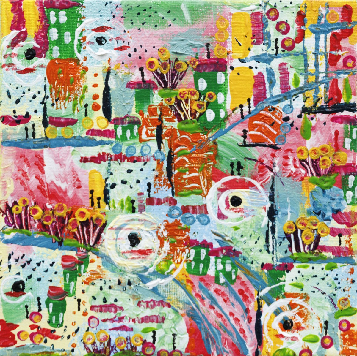Flov', Il nous faut regarder - Série abstraction colorée Flov', Il nous faut regarder - Série abstraction colorée