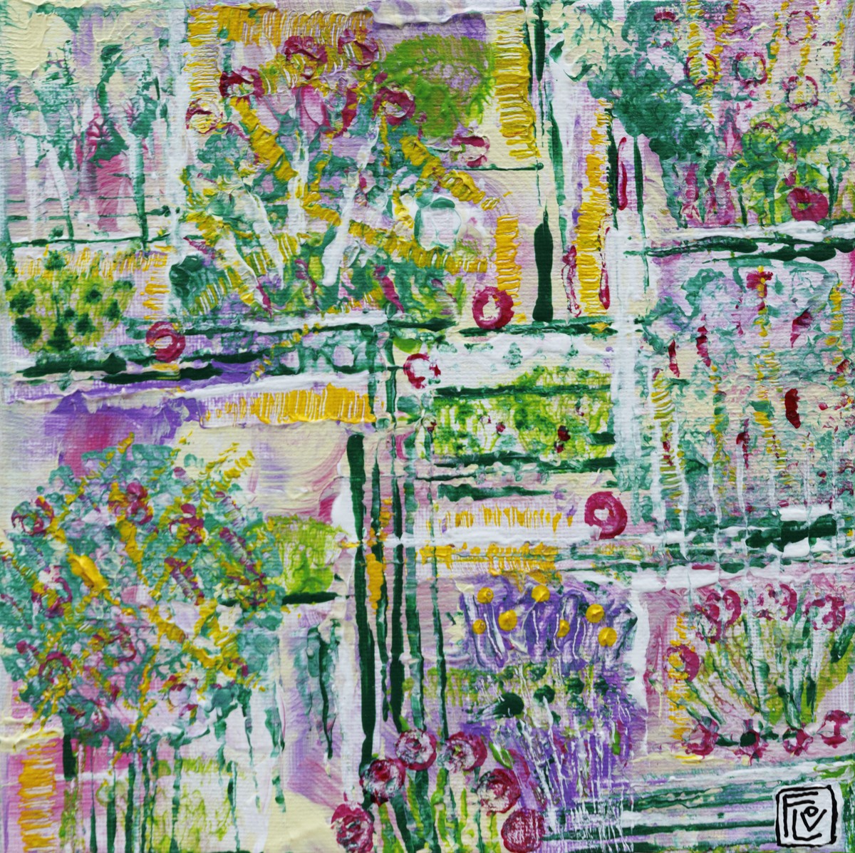 Flov', Chez le fleuriste - Série abstraction colorée Flov', Chez le fleuriste - Série abstraction colorée