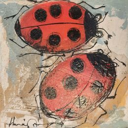 Painting, Coccinelles, Hervé Maury