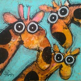 Painting, Girafes, Hervé Maury