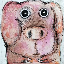 Painting, Cochon, Hervé Maury