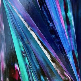 Gemälde, The northern lights if the northern lights looked like this, Tray Corley