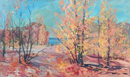Painting, Autumn landscape, Peter Tovpev
