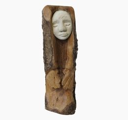 Sculpture, Inspiration - Série singulière personnages de bois, Bruno Guiard