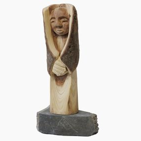 Sculpture, Le Petit Homme - Série singulière personnages de bois, Bruno Guiard