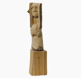 Sculpture, Le Boulet - Série singulière personnages de bois, Bruno Guiard
