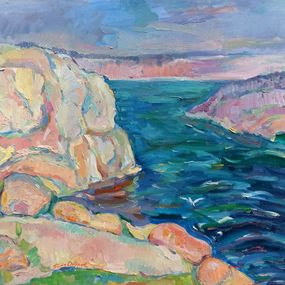 Gemälde, White rock, Peter Tovpev
