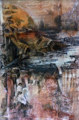 Gemälde, Tears of the red sun, Nisipeanu
