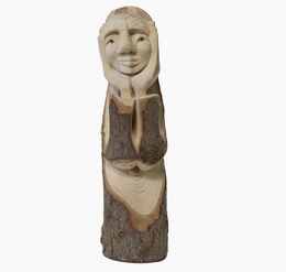 Sculpture, Regard sur le monde - Série singulière personnages de bois, Bruno Guiard