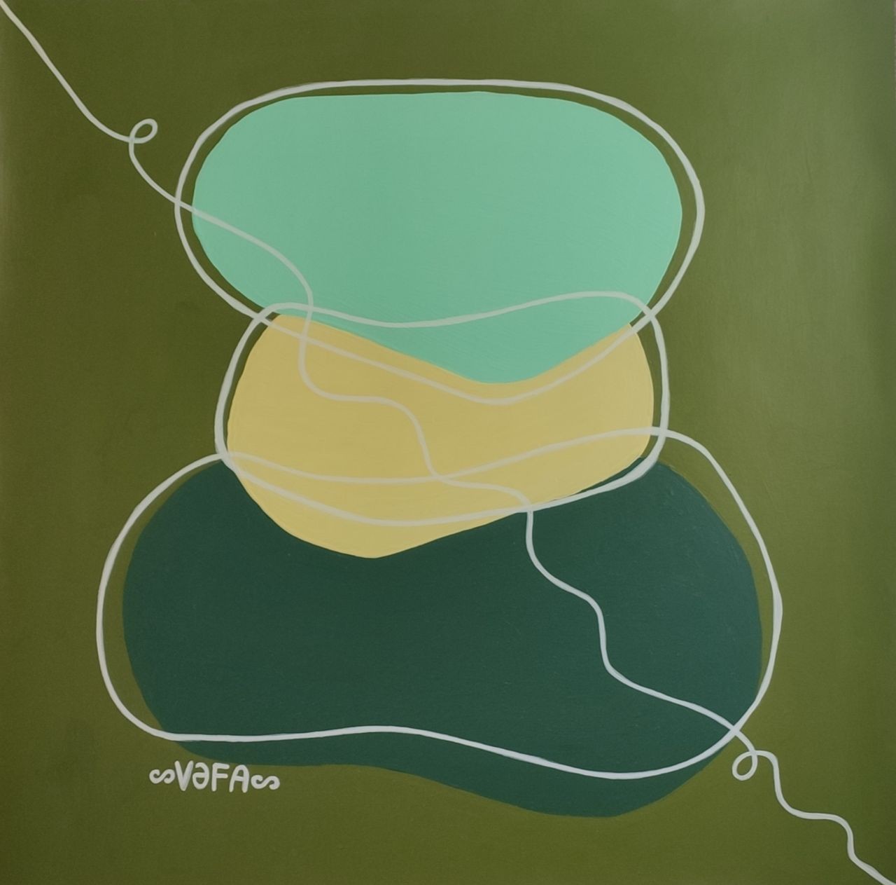 Vafa Majidli, Zen Minimalism. Stones in Olive Garden Vafa Majidli, Zen Minimalism. Stones in Olive Garden