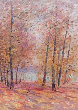 Painting, Golden autumn, Peter Tovpev