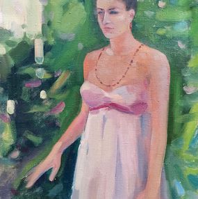 Gemälde, Portrait of a girl, Peter Tovpev