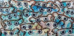 Painting, Regards d'ours, Hervé Maury