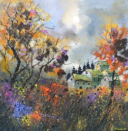 Painting, Colourful autumn, Pol Ledent