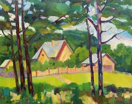 Painting, Country houses, Peter Tovpev