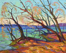 Gemälde, Autumn Coast, Peter Tovpev