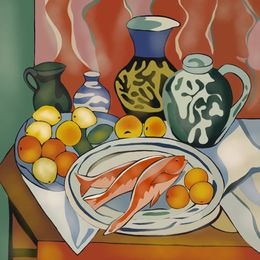 Print, Still life, Nina Tsorieva