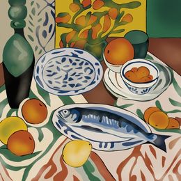 Print, Still life, Nina Tsorieva