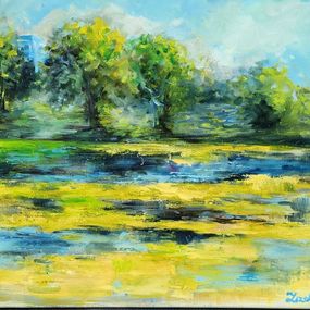 Gemälde, Summer landscape, Alexandra Laskina