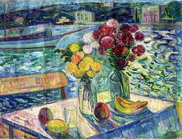 Painting, Still life by the shore, Peter Tovpev