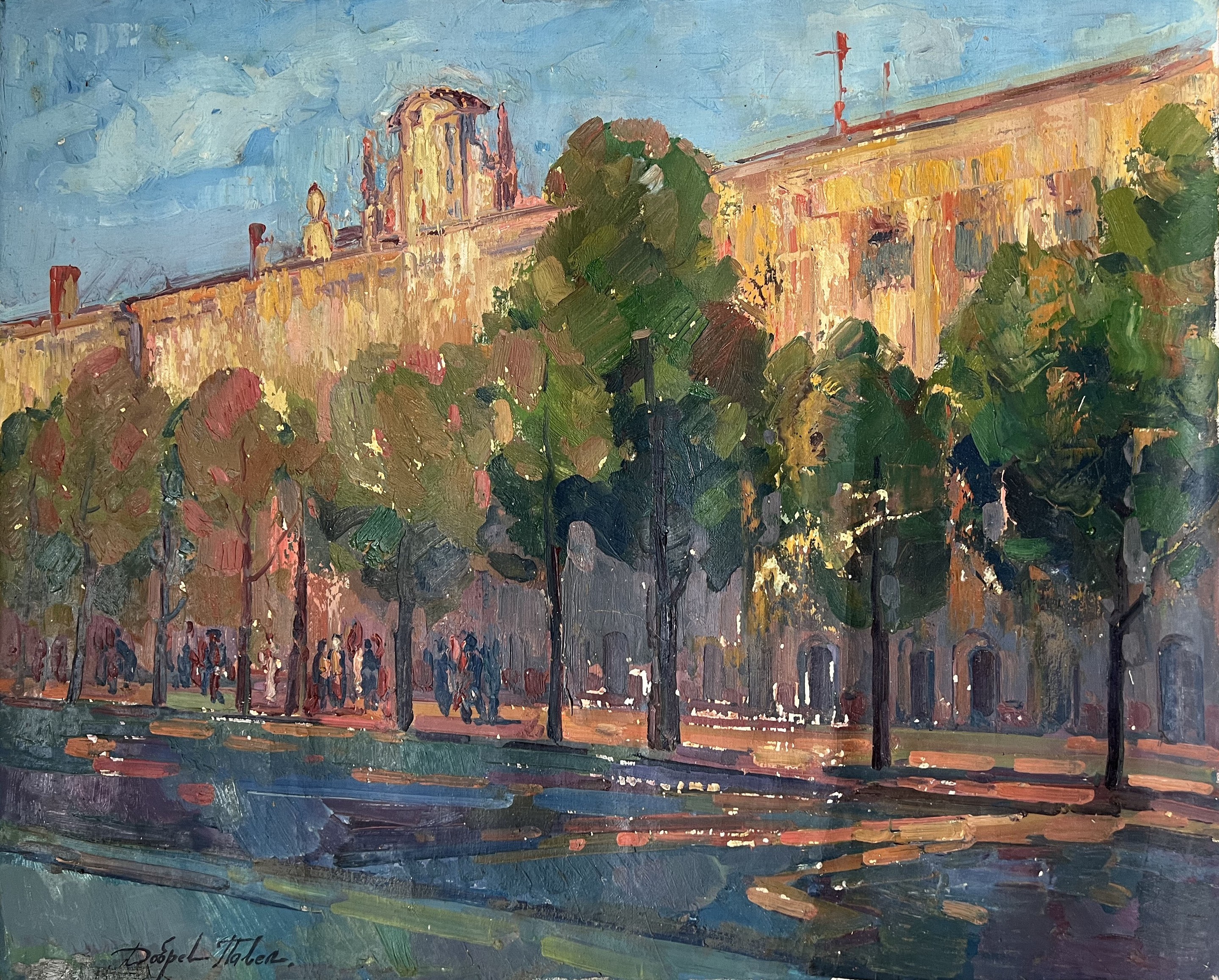 Peter Tovpev, Evening in the city Peter Tovpev, Evening in the city