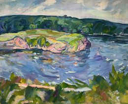 Painting, Water wears away stone, Peter Tovpev
