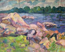 Painting, Rocks, Peter Tovpev