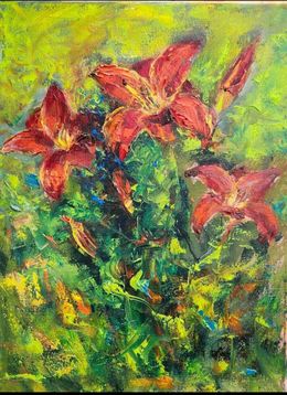 Peinture, Lilies, Alexandra Laskina